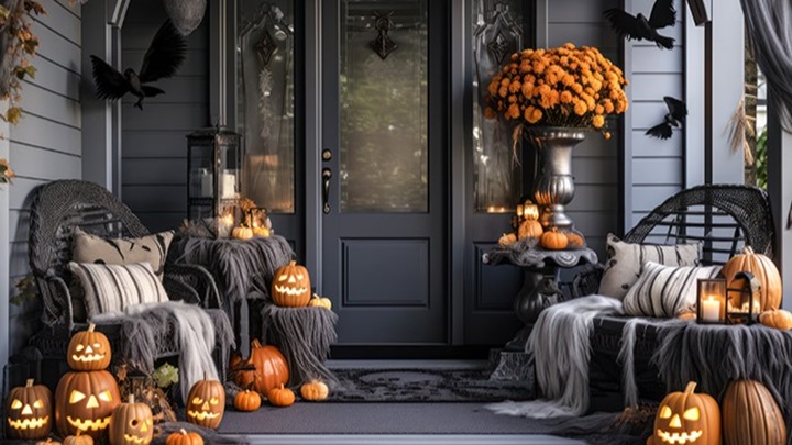 جذاب‌ترین ایده‌های تزیین خانه برای هالووین 2024