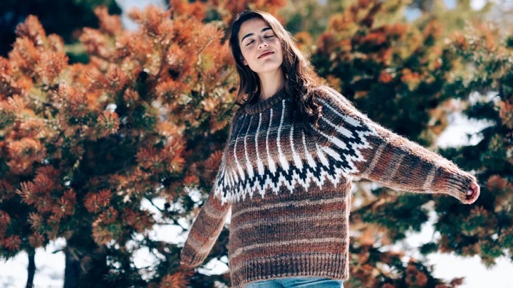 پلیورهای بافتنی گرم و نرم، برای روزهای سرد