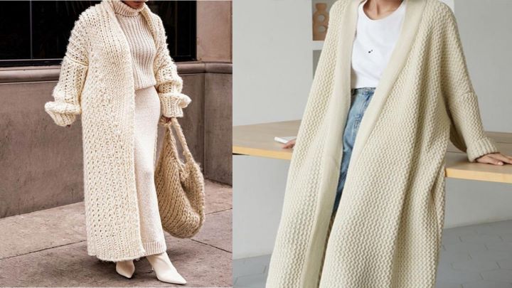 مدلهای مانتو بافت بلند ساده مدلهای مانتو بافت بلند ساده