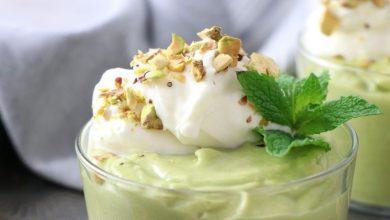 طرز تهیه پودینگ پسته