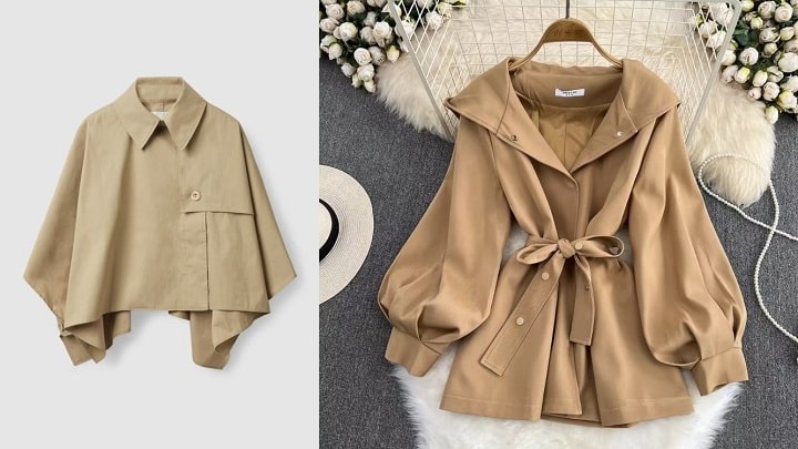 ترکیبی از راحتی و زیبایی در ترنچ کت کوتاه زنانه