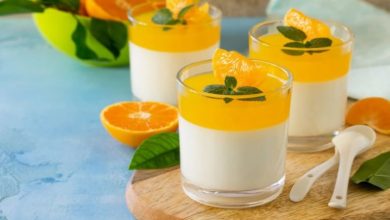 طرز تهیه پاناکوتای نارنگی؛ دسری لطیف و خامهای