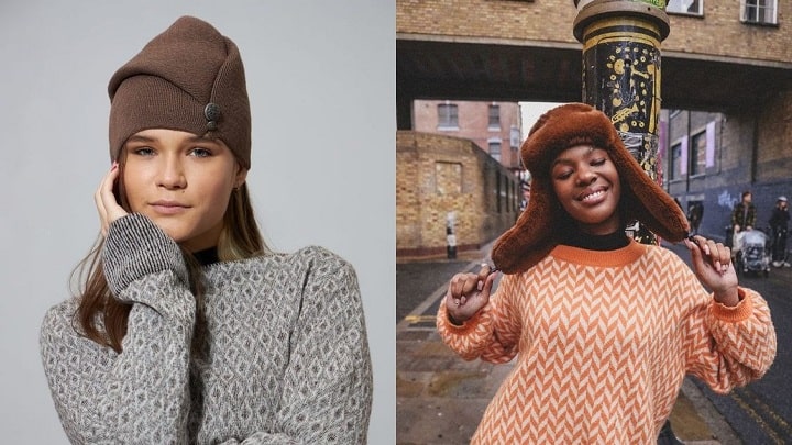 انتخاب کلاه دخترانه مناسب برای هر فرم صورت