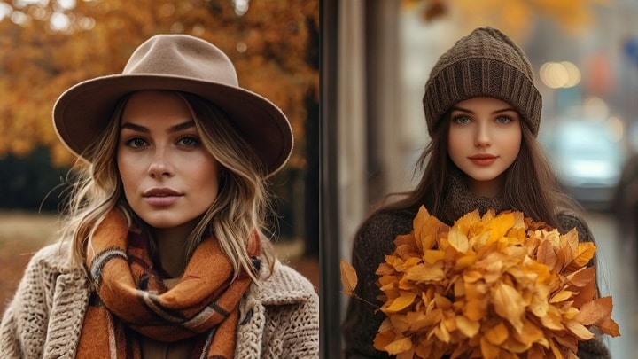 مد پاییزی: بررسی جدیدترین مدل‌های کلاه دخترانه