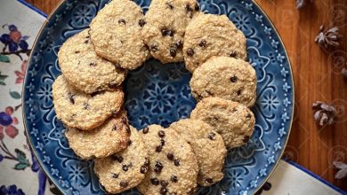 (ویدئو) طرز تهیه کوکی رژیمی با طعم موز