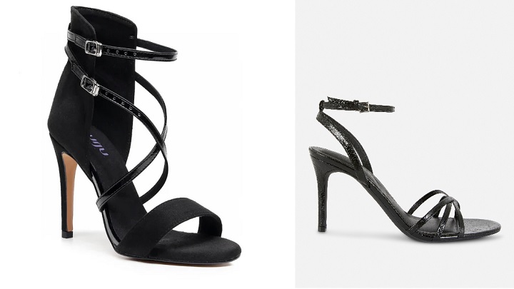 سیاه‌پوشی با اعتماد به نفس: کفش‌های پاشنه میخی