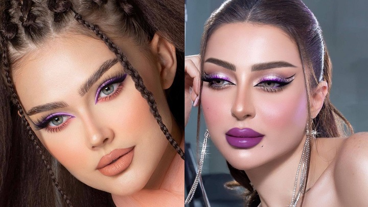 آرایش چشم با سایه بنفش: تکمیل‌کننده هر استایل