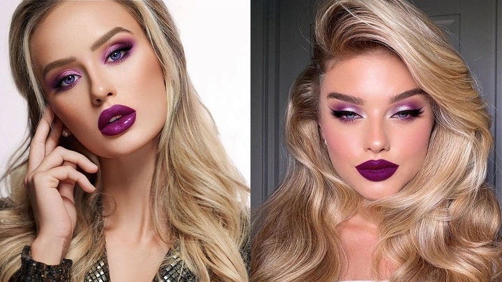 سایه چشم بنفش: ابزاری برای برجسته‌سازی ویژگی‌های صورت