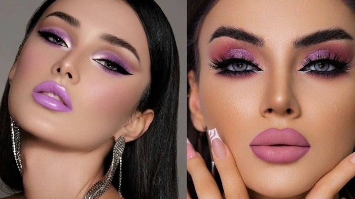 آرایش چشم با سایه بنفش: از روزمره تا مهمانی‌های شبانه
