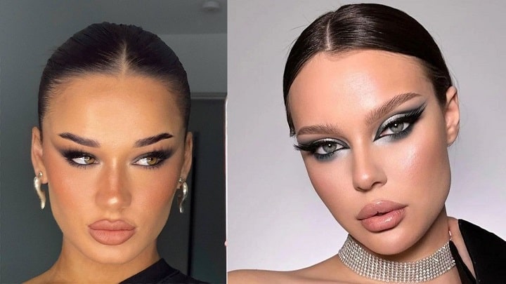 سایه چشمهایی که لباس مشکیتان را تکمیل میکند سایه چشمهایی که لباس مشکیتان را تکمیل میکند