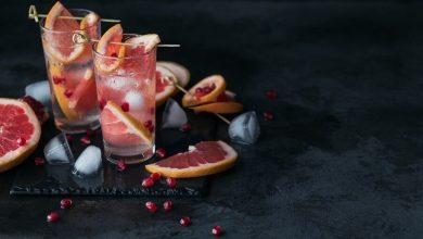 طرز تهیه کوکتل گریپ فروت و انار؛ نوشیدنی مخصوص پاییزی