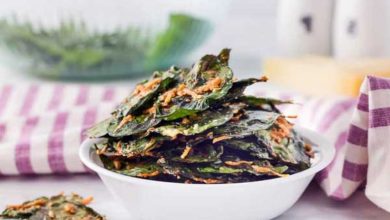 طرز تهیه چیپس اسفناج پخته ایتالیایی؛ ترد و سالم