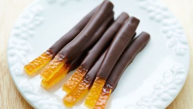 طرز تهیه شکلات با پوست پرتقال + نکات