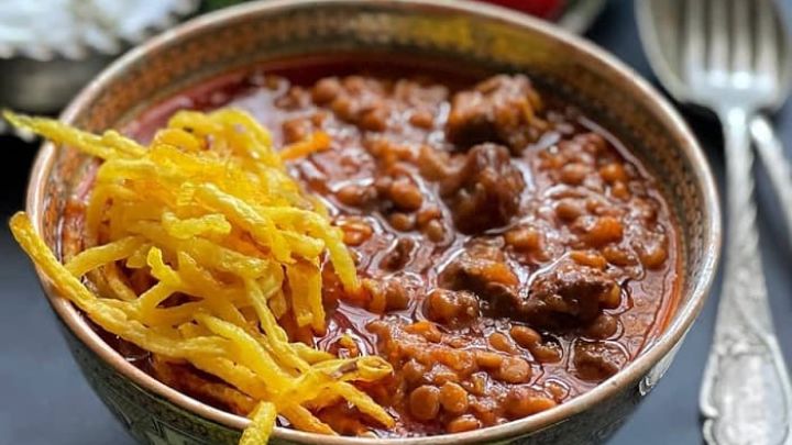 مراحل تهیه خورشت قیمه