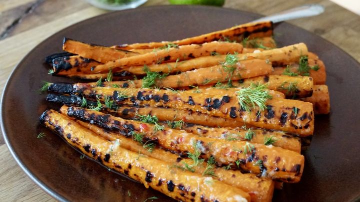طرز تهیه هویج گریل شده  طرز تهیه هویج گریل شده