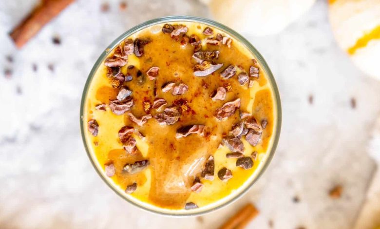 طرز تهیه میلک شیک پرتقال و کدو حلوایی با موز؛ ترکیبی خارقالعاده