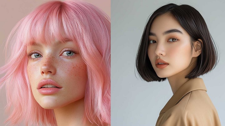 آرایش صورت برای موهای کوتاه: ترکیبی بی‌نظیر از زیبایی و اعتماد به نفس 