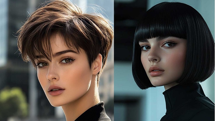 میکاپ‌های جذاب برای برجسته کردن ویژگی‌های صورت با موهای کوتاه