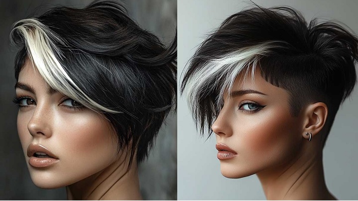 بهترین ایده میکاپ با موی کوتاه