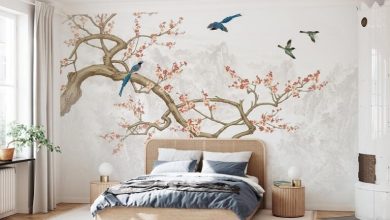 نقاشی‌های دیواری مدرن اتاق خواب؛ در طرح و رنگ‌های متنوع