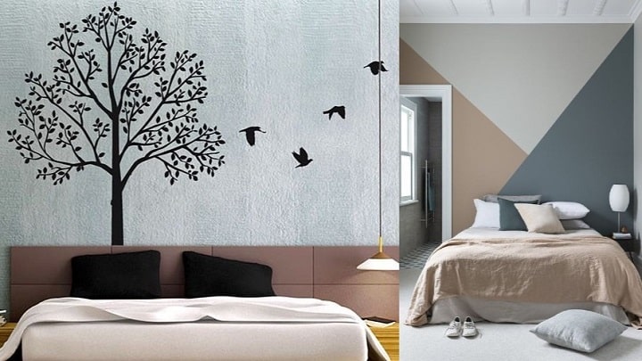 نقاشی‌های دیواری مدرن اتاق خواب: ایجاد یک فضای خواب آرام و دلنشین