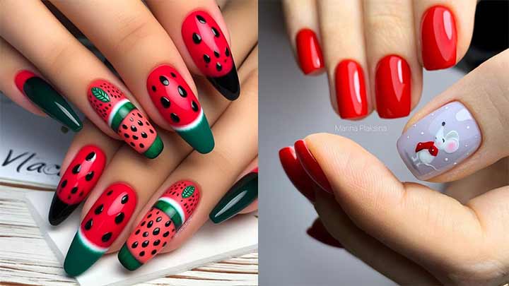 ناخن‌های یلدایی؛ با طراحی‌های مینیمال و مدرن