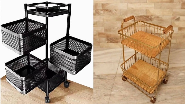 استند چرخ‌دار پیاز و سیب‌زمینی: تازگی را به آشپزخانه‌تان بیاورید