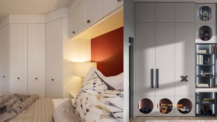 کمد دیواری چند منظوره با قابلیت تغییر کاربری