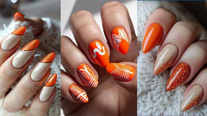 آیا به دنبال یک تغییر جذاب برای ناخن‌هایتان هستید؟ نارنجی را امتحان کنید!