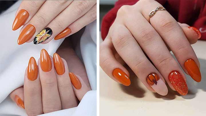 ناخن‌های نارنجی، انتخابی جسورانه برای خانم‌های خاص