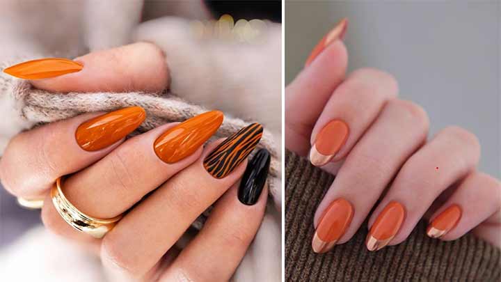 با ناخن‌های نارنجی، در مرکز توجه قرار بگیرید