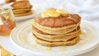 طرز تهیه پنکیک کره بادام زمینی؛ در کمتر از 15 دقیقه