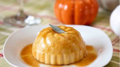 طرز تهیه دسر پاناکوتا کدو حلوایی + نکات و فوت و فن