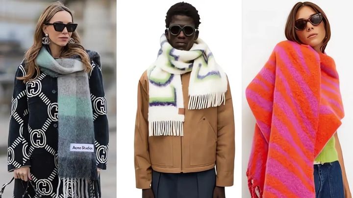 تجربهای متفاوت از مد با شال و روسریهای پاییزی تجربهای متفاوت از مد با شال و روسریهای پاییزی