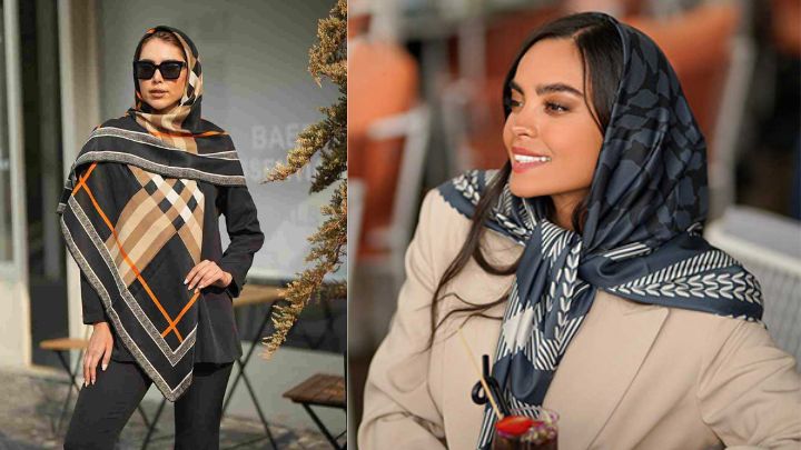 کشف دنیای رنگهای پاییزی در شال و روسریهای جدید کشف دنیای رنگهای پاییزی در شال و روسریهای جدید