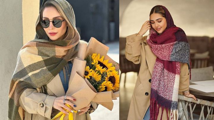 مجموعه پاییزی شال و روسری با رنگهای کلاسیک و مدرن مجموعه پاییزی شال و روسری با رنگهای کلاسیک و مدرن