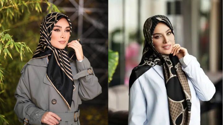 کابردهای متنوع شال و روسریهای پاییزی در استایلهای مختلف کابردهای متنوع شال و روسریهای پاییزی در استایلهای مختلف