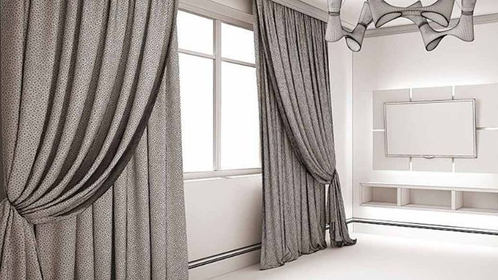 پردههای رنگی ساده برای سالن پردههای رنگی ساده برای سالن