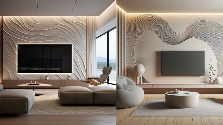 چندین مدل تی وی وال ترند و لاکچری