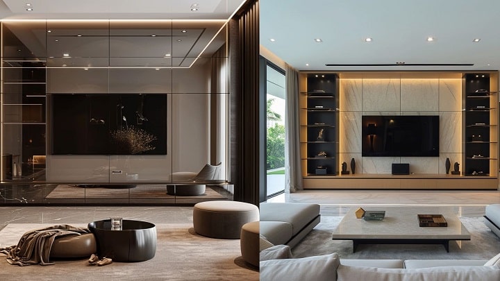 طراحی تی وی وال: از کلاسیک تا مدرن طراحی تی وی وال: از کلاسیک تا مدرن