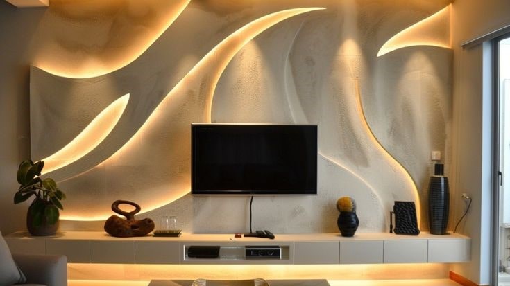 تی وی والهای کلاسیک: تجمل و زیبایی در طراحی داخلی تی وی والهای کلاسیک: تجمل و زیبایی در طراحی داخلی