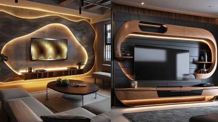 دیوار پشت تلویزیونتان را به یک اثر هنری تبدیل کنید دیوار پشت تلویزیونتان را به یک اثر هنری تبدیل کنید