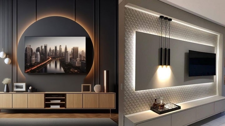 تی وی والهایی که دکوراسیون خانهتان را متحول میکنند تی وی والهایی که دکوراسیون خانهتان را متحول میکنند