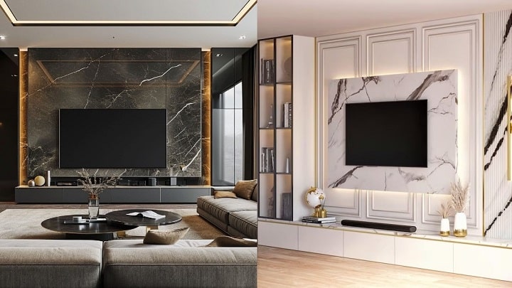 دیوار پشت تلویزیون‌تان را با این ایده‌ها خاص کنید