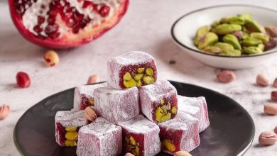 طرز تهیه لوکوم انار ترکیه‌ای؛ مناسب شب یلدا
