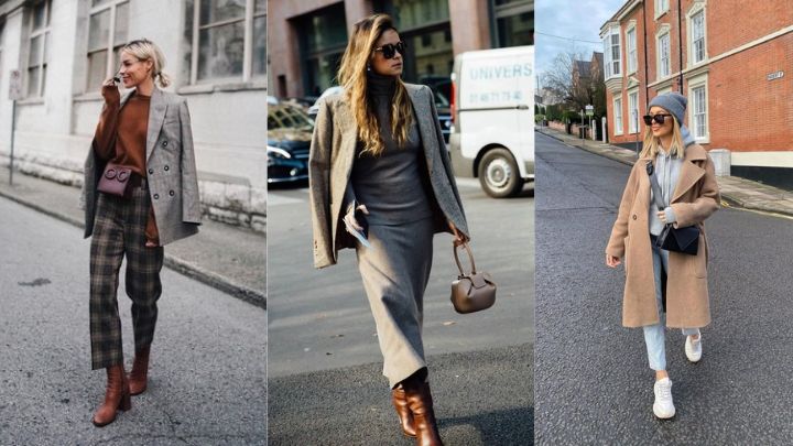 استایلهای زنانه پاییزی با ترکیب کلاسیک قهوهای و طوسی استایلهای زنانه پاییزی با ترکیب کلاسیک قهوهای و طوسی