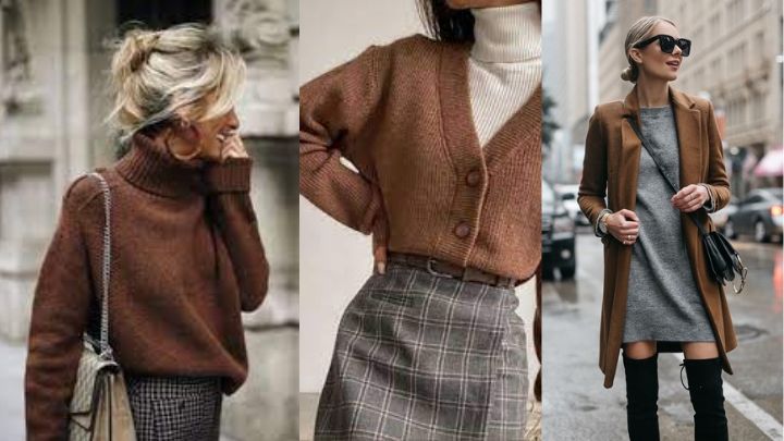 استایل رسمی و شیک با طوسی و قهوهای استایل رسمی و شیک با طوسی و قهوهای