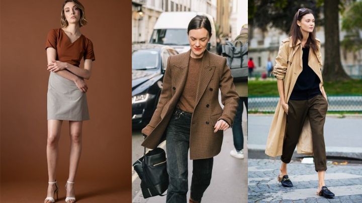 استایلهای پاییزی زنانه با رنگهای قهوهای و طوسی استایلهای پاییزی زنانه با رنگهای قهوهای و طوسی