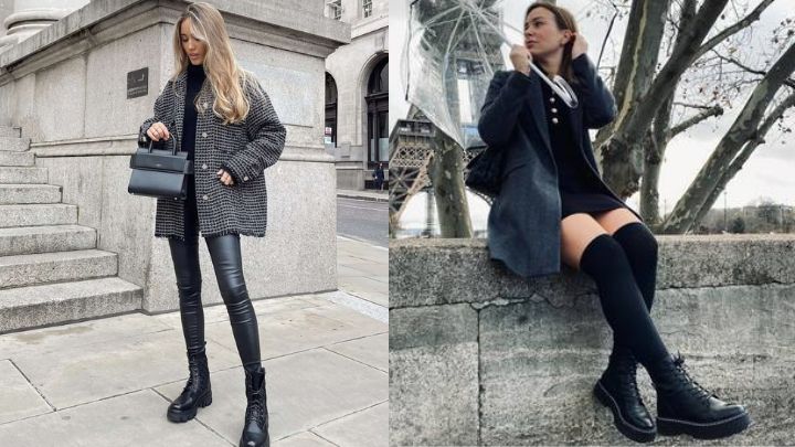 ست کردن بوت‌های بنددار با لباس‌های مختلف