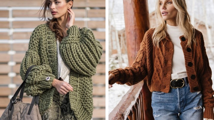 کدام مدل بافتنی جلو باز به شما می‌آید؟